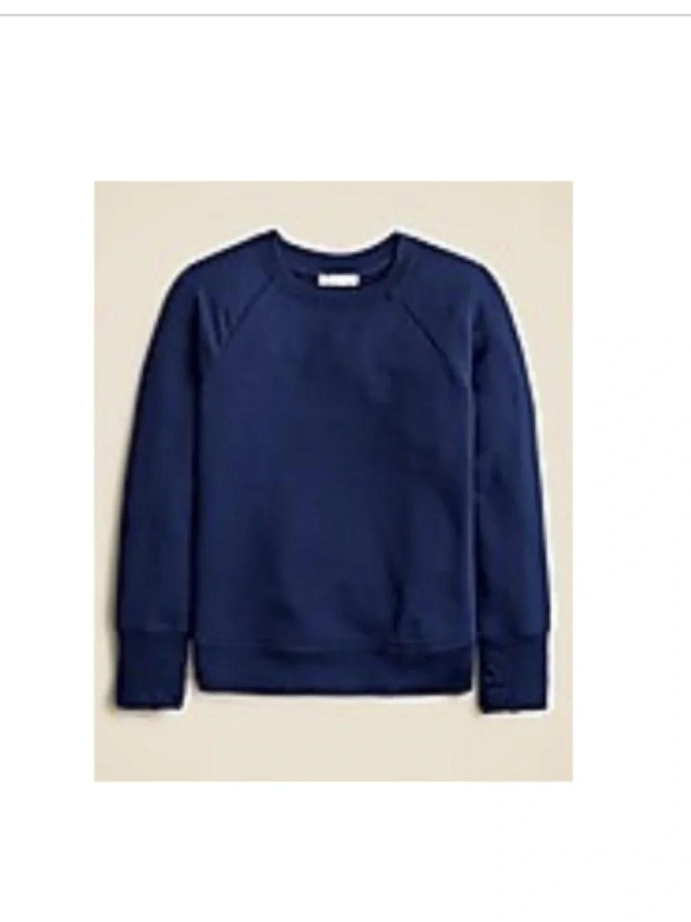 J.Crew Girls’ Navy Active Crewneck Sweatshirt/ Active Legging/ Racerback Tank—XS